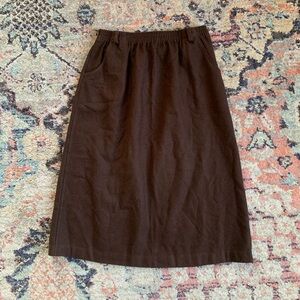 🌟 4/$20 Vintage Brown Skirt